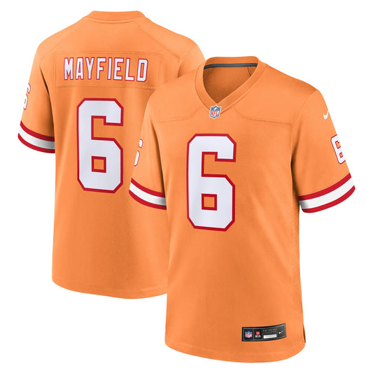 Baker Mayfield Tampa Bay Buccaneers Nike Throwback Game Jersey - Orange