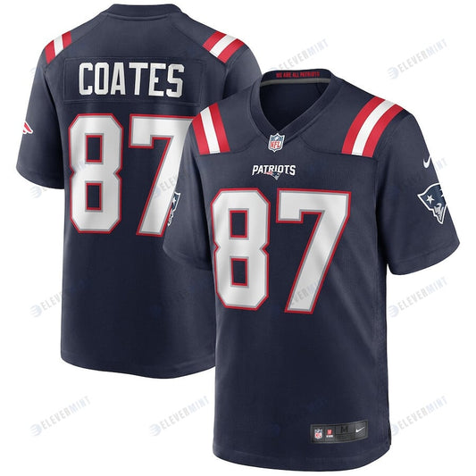 Ben Coates 87 New England Patriots Men Game Retired Jersey - Navy