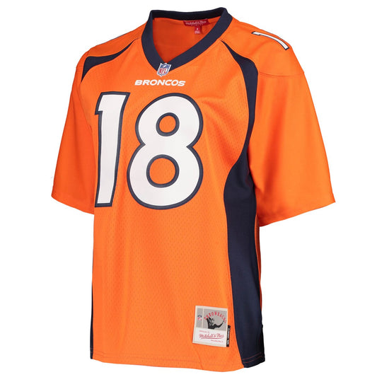 Women's Peyton Manning Mitchell & Ness Broncos Legacy Replica Jersey - Orange