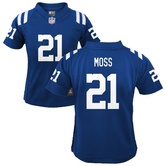 Zack Moss Nike Indianapolis Colts Youth Game Jersey - Royal