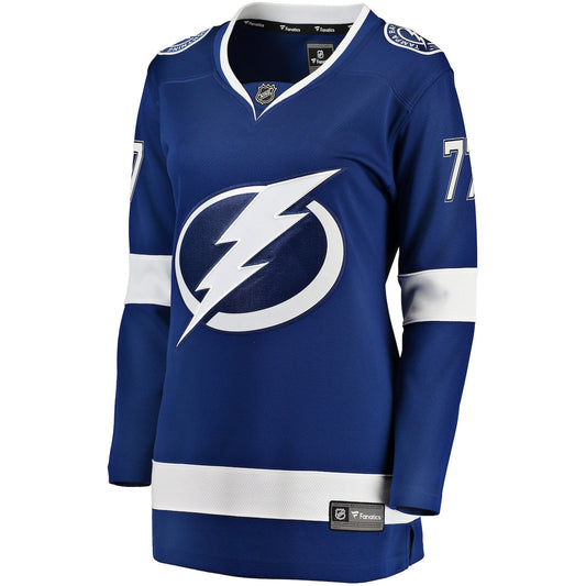 Women's Victor Hedman Fanatics Lightning Premier Breakaway Jersey - Blue