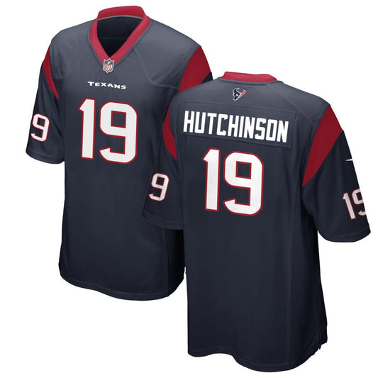 Xavier Hutchinson Houston Texans Nike Game Jersey - Navy