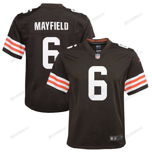 Baker Mayfield 6 Cleveland Browns YOUTH Game Jersey - Brown