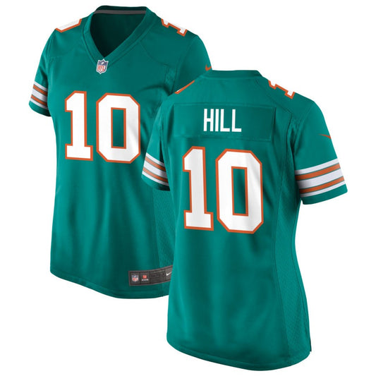 Tyreek Hill Miami Dolphins Nike Women's Alternate Game Jersey - Aqua