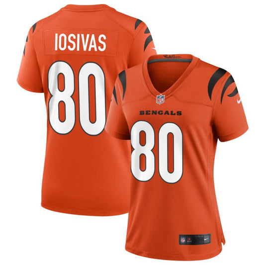 Andrei Iosivas Cincinnati Bengals Nike Women's Alternate Game Jersey - Orange