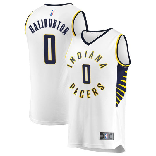 Tyrese Haliburton Indiana Pacers Fanatics Branded Fast Break Replica Jersey - Association Edition - White