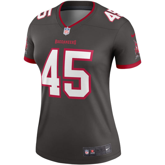 Women's Devin White Nike Buccaneers Legend Jersey - Grey