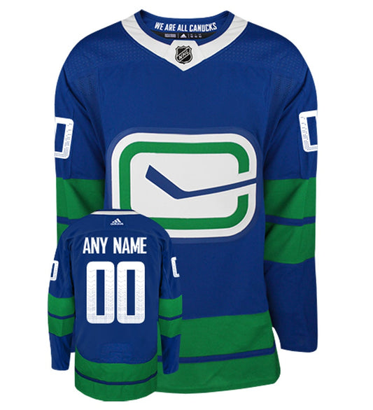 Vancouver Canucks Adidas Authentic Third Alternate NHL Hockey Jersey