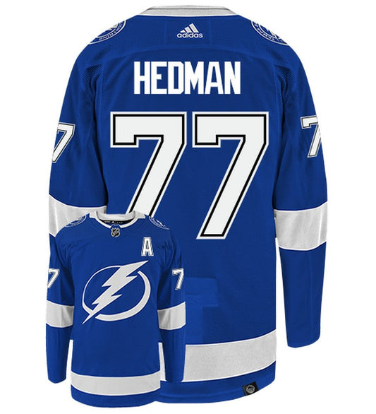 Victor Hedman Tampa Bay Lightning Adidas Primegreen Authentic NHL Hockey Jersey