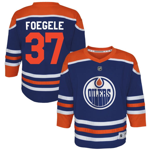 Warren Foegele Edmonton Oilers Youth Home Replica Jersey - Royal