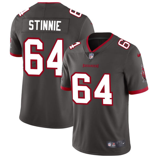 Aaron Stinnie Tampa Bay Buccaneers Nike Vapor Untouchable Elite Alternate Jersey - Pewter