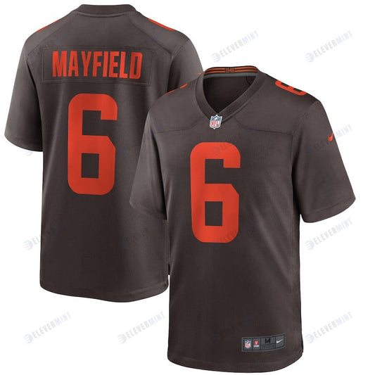 Baker Mayfield 6 Cleveland Browns Men's Alternate Game Jersey - Brown