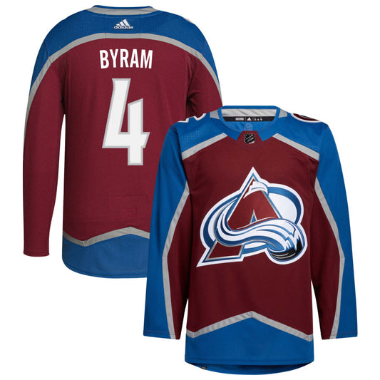 Bowen Byram Colorado Avalanche adidas Home Primegreen Authentic Pro Jersey - Burgundy