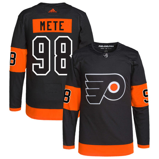 Victor Mete Philadelphia Flyers adidas Alternate Primegreen Authentic Pro Jersey - Black