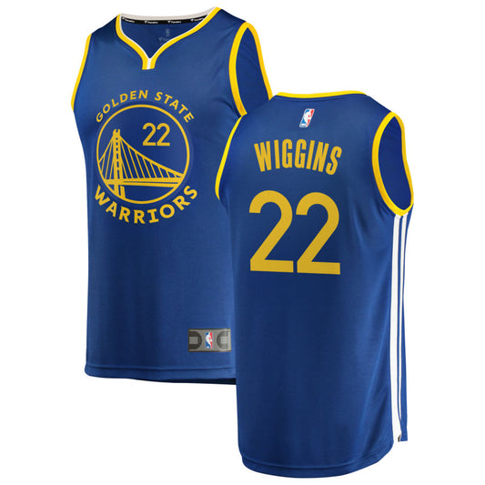 Andrew Wiggins Golden State Warriors Fanatics Branded 2019/20 Fast Break Replica Jersey Royal - Icon Edition