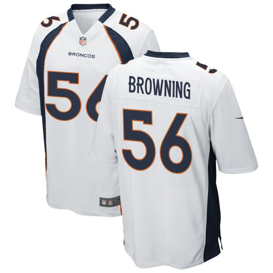 Baron Browning Denver Broncos Nike Game Jersey - White