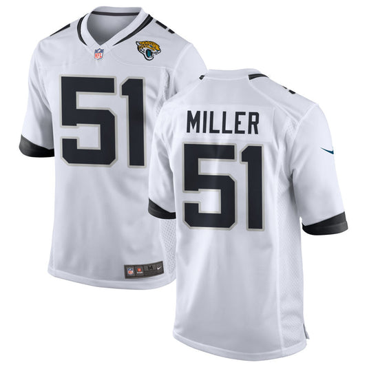 Ventrell Miller Jacksonville Jaguars Nike Youth Game Jersey - White