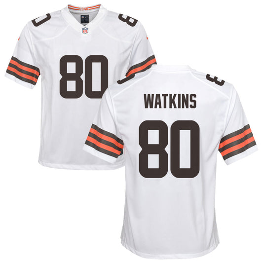 Austin Watkins Nike Cleveland Browns Youth Game Jersey - White