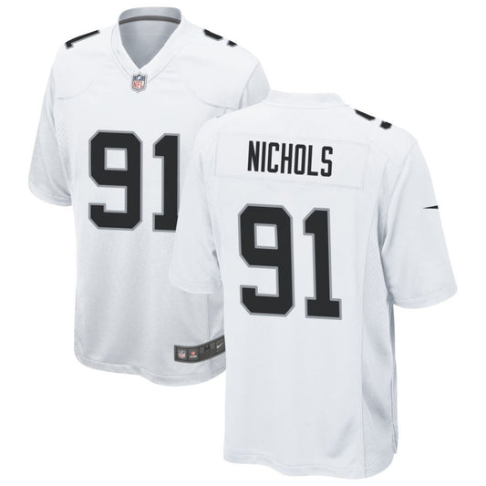 Bilal Nichols Las Vegas Raiders Nike Game Jersey - White