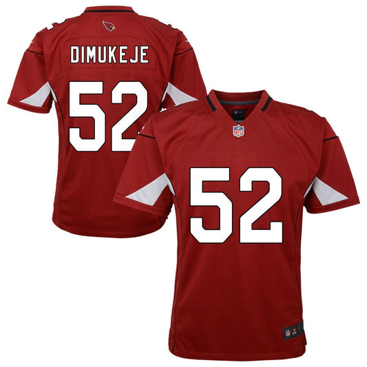 Victor Dimukeje Arizona Cardinals Nike Youth Team Game Jersey - Cardinal