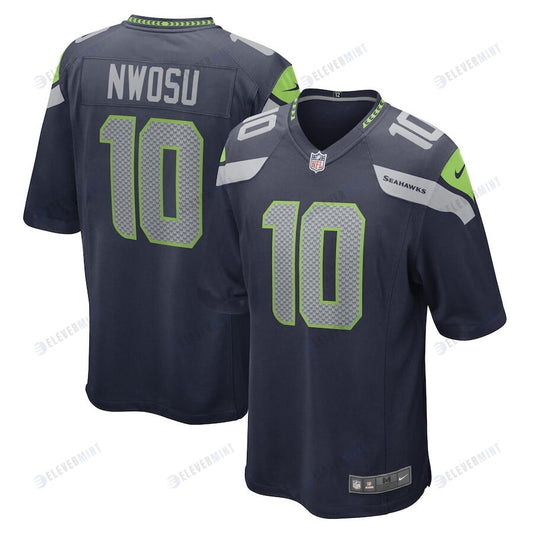 Uchenna Nwosu 10 Seattle Seahawks Men Game Jersey - College Navy