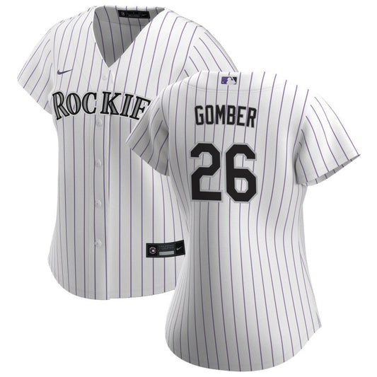 Austin Gomber Colorado Rockies Nike Women's Home Replica Jersey - White