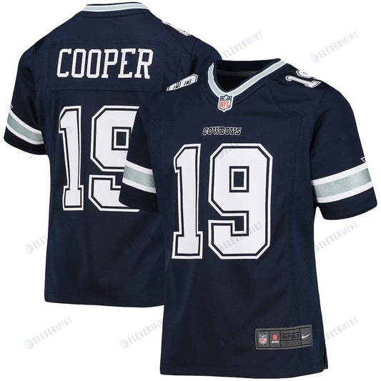 Amari Cooper 19 Dallas Cowboys Girls Youth Game Jersey - Navy