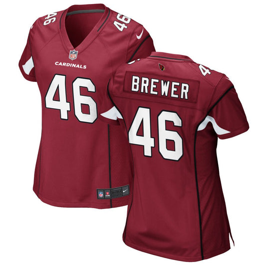 Aaron Brewer Arizona Cardinals Nike Women's Game Jersey - Cardinal