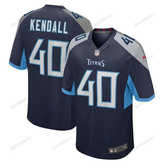 Anthony Kendall 40 Tennessee Titans Men Team Game Jersey - Navy