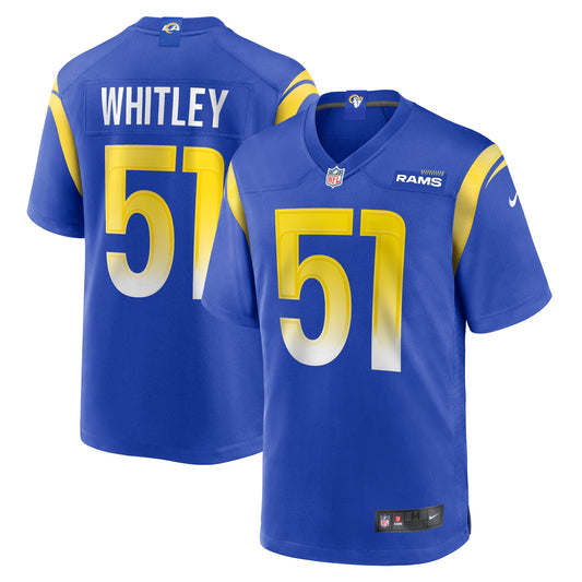 Benton Whitley Los Angeles Rams Nike Game Player Jersey - Royal