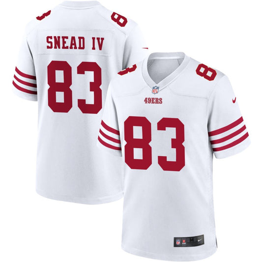 Willie Snead IV San Francisco 49ers Nike Game Player Jersey - White