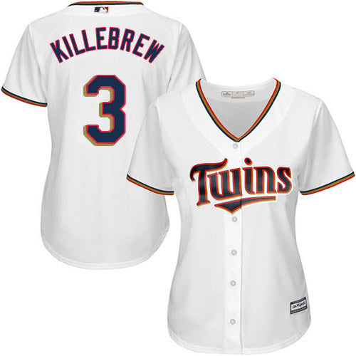 Women's Minnesota Twins Harmon Killebrew Replica Home Jersey - White